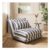 Jackson Navy Woven Stripe Single Sofabed
