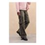Jaded London Khaki Sun Faded Trooper Cargo Trousers