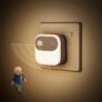 JandCase Night Light, Motion Sensor Night Light, 2 Pack Plug in Night Lights, Adjustable Color Temperature 3000K/4000K/5000K, Dusk to Dawn Sensor, Dimmable, for Stairs, Bedroom, Hallway, Kitchen