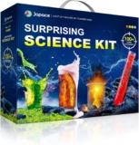 Japace 100 Science Lab Experiments Kits for Kids, STEM Activities Educational Scientist Toys for Boys Girls Chemistry Set, Cool Christmas Birthday Gift Ideas Holiday Suprise