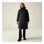 Jet Black Regatta Freyla Hooded Water-Repellent Insulating Padded Jacket