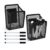 Jiayaus 2-Pack Magnetic Pen Holder and Mesh Basket with Pens