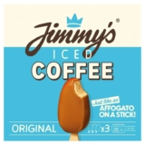 Jimmys 3 x 56g Original Iced Coffee Flavour Frozen Coffee Shell Ice Cream – nectar card