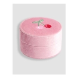 JoJo Maman Bb Cherry Fabric Jewellery Box