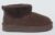 John Lewis Flatform Sheepskin Slipper Boots, Chocolate