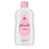 Johnsons Baby Oil (1 x 100ml), Gently Hydrates Delicate Skin, Locks In Moisture, Hypoallergenic Baby Oil Free From Dyes, Parabens
