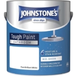 Johnstones Bathroom Paint – Brilliant White – Mid Sheen Finish 2.5L
