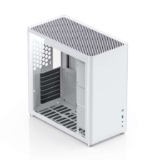 Jonsbo D40 ATX PC Case Tempered Glass White with code