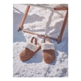 Josie Tan Brown Back Strap Mule (Sizes 5 ,6.5 Only)