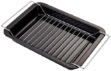 Judge Ovenware, 39 x 25 x 5cm Grill Tray with Rack, Enamel Granite