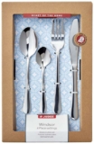 Judge Windsor 16 Piece 18/0 Stainless Steel Cutlery Set for 4 People, Knife, Fork, Spoon and Teaspoon, 25 Year Guarantee