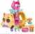 Just Play Disney Junior SuperKitties Purr N Go Lights and Sounds Playset, 10 Pieces, Articulated Figures, Kids Toys for Ages 3 Up
