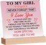KAAYEE Valentines Gifts for Her, Girlfriend Valentines Gifts, Valentines Gift for Wife, Anniversary Acrylic Plaque Gift for Women, Partner and Fiancee Presents for Lover on Birthday