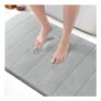 KEPLIN Memory Foam Bath Mat, Ultra-Soft, Non-Slip, Machine Washable, 60x90cm