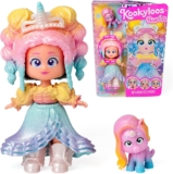 KOOKYLOOS Princess Series UNICORN MAGIC – Collectable doll from the Princess series Contains 1 doll, 1 set of princess themed clothes and shoes,1 accessory and 1 pet,1 doll,3 different faces