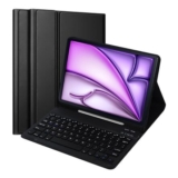 KTOITION iPad Air Case with Detachable Keyboard, 11 Inch, Black