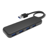 KabelDirekt USB 3.0 hub 4 port (slim design, Plug & Play on PC/Notebook/Mac, 4 USB-A ports