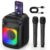 Karaoke Machine 2 Microphones: Portable Karaoke Machine for Adults Kids – Bluetooth Karaoke Speaker Wireless Microphone for TV – Home Karaoke System for Party Birthday Gift Trussing Truss