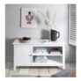 Karlstad Low Sideboard With Storage In White Free P&P Clubcard Price