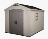 Keter Factor Brown Plastic Shed 8ft x 11ft