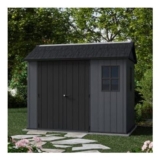 Keter Newton plus Apex Outdoor Storage Shed Grey – 9 X 7.5ft