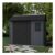 Keter Newton plus Apex Outdoor Storage Shed Grey – 9 X 7.5ft