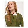 Khaki Double Layer Long Sleeve T Shirt