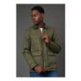 Khaki Quilted Zip through Jacket Size Medium
