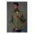 Khaki Quilted Zip through Jacket Size Medium