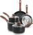 Kichly Non-Stick Granite 8 Pcs Cooking Pots and Pans Set Nonstick Cookware Induction Hob pan Set with 20cm, 28cm Frying Pan Set and 20cm,18cm & 16cm Saucepan Set with Lids