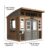 KidKraft Sunny Bluff Outdoor Playhouse (3-10 Years) In Store