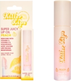 Killer Lips Super Juicy Lip Oil Peach 3.8ml Hydrating Glossy Lip Oil with Hyaluronic Acid, Vitamin E & C, Non-Sticky Lip Gloss for Soft, Plumper Looking Lips, Vegan Friendly