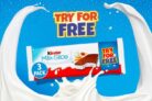 Kinder Milk Slice Sponge Cake – 3 x 28g – Free via Receipt Redemption