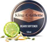 King C. Gillette Mens Beard Softener, Lightweight & Deep Beard Conditioning, Infused with King C. Gillette Signature Scent with Notes of Sandalwood, Cedar, Bergamot, Cardamon Seeds & Mandarin, 100ml