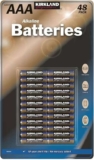 Kirkland Signature Alkaline AAA or AA Batteries – 48 Pack – Instore