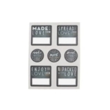 Kitchen Pantry Set of 28 Chalk Board Labels