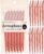 Kitsch Dermaplane Razor for Women Face Face Razors for Women & Men, Eyebrow Trimmer & Face Shaver Exfoliating Facial Razor & Skin Care Tool for Smoother Skin – Coral, 12 pcs