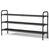 Kitsure Shoe Rack 99cm Wide – 3 Tiers, Black LILIWAIWAI-EU / FBA