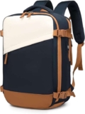 Kono Carry On Waterproof Travel Backpack with USB Charging Port – 45 x 30 x 18cm – Navy