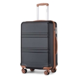 Kono Suitcase Lightweight ABSPC Hard Shell Hand Luggage with TSA Combination Lock and 4 Spinner Wheels – Sold by Luno Fashion Limited / FBA