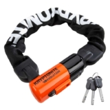 Kryptonite Unisexs Evolution Chain Lock, Black/Orange, 10mm x 55cm
