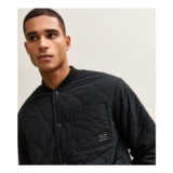 L & XL Jack & Jones Black Logo Patch Liner Jacket