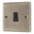 LAP 20A 16AX 1-Gang Intermediate Switch Antique Brass with Black Inserts (787PN) (Free C&C)
