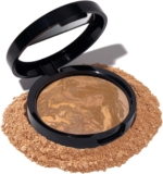 LAURA GELLER NEW YORK Award-Winning Baked Balance-n-Brighten Color Correcting Powder Foundation – Sand – Buildable Light to Medium Coverage – Demi-Matte Natural Finish