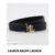 LAUREN RALPH LAUREN Black Leather Belt
