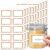 LEBKFT 100 Pcs Decorative Jar Labels for Jams Spices & Preserves, Easy Peel Self Adhesive Kitchen Labels with Smooth Write Surface for Food Containers Pantry Organization and Freezer Storage