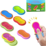 LEBKFT 6 Pack Magnetic Fidget Sliders, Sensory Slider for Autism and ADHD Stress Relief Anxiety Quiet Fidget Sliders for Adults Portable Travel Fidgets for Office Classroom Focus Aid (Type A)