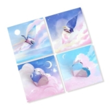 LEBKFT Gradient Origami Papers, 400 Sheets, 9.5×9.5cm, 4 Styles, Double-Sided