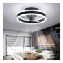LED Ceiling Fans with Lights Reversible Remote, 6 Speeds Modern