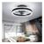 LED Ceiling Fans with Lights Reversible Remote, 6 Speeds Modern